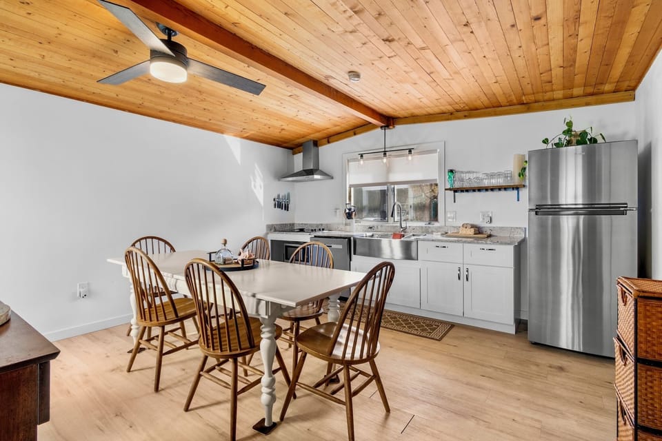 Open Dining and Kitchen Area