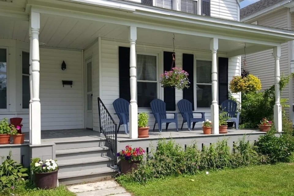 This is a 2 unit house and you will be staying in the right side.