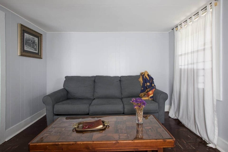 Queen sleeper sofa available upon request. 