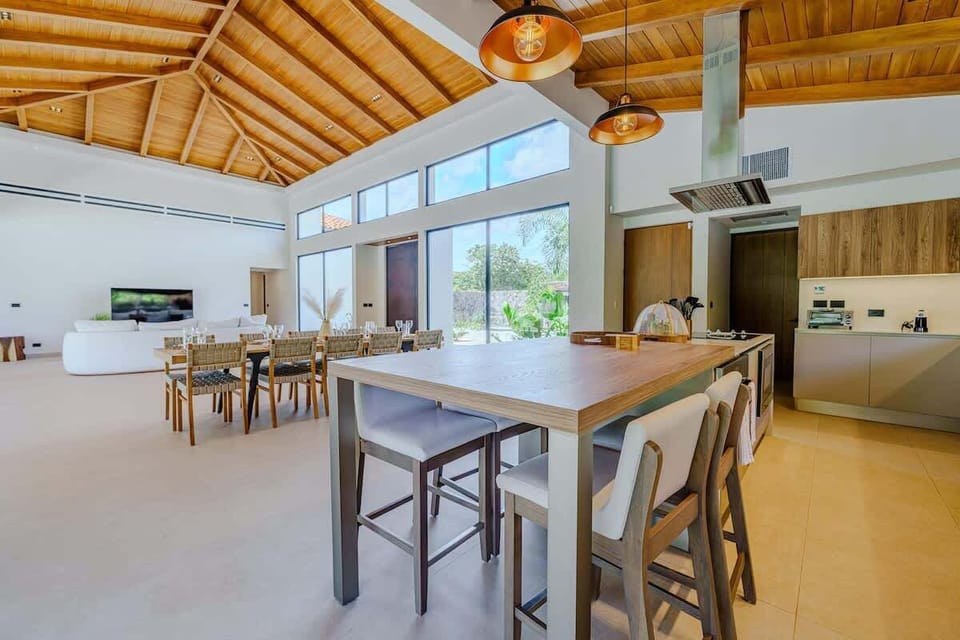 Kitchen and Living room
