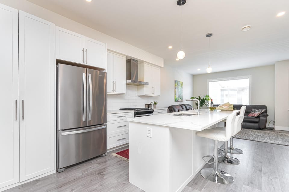 Large walk through kitchen