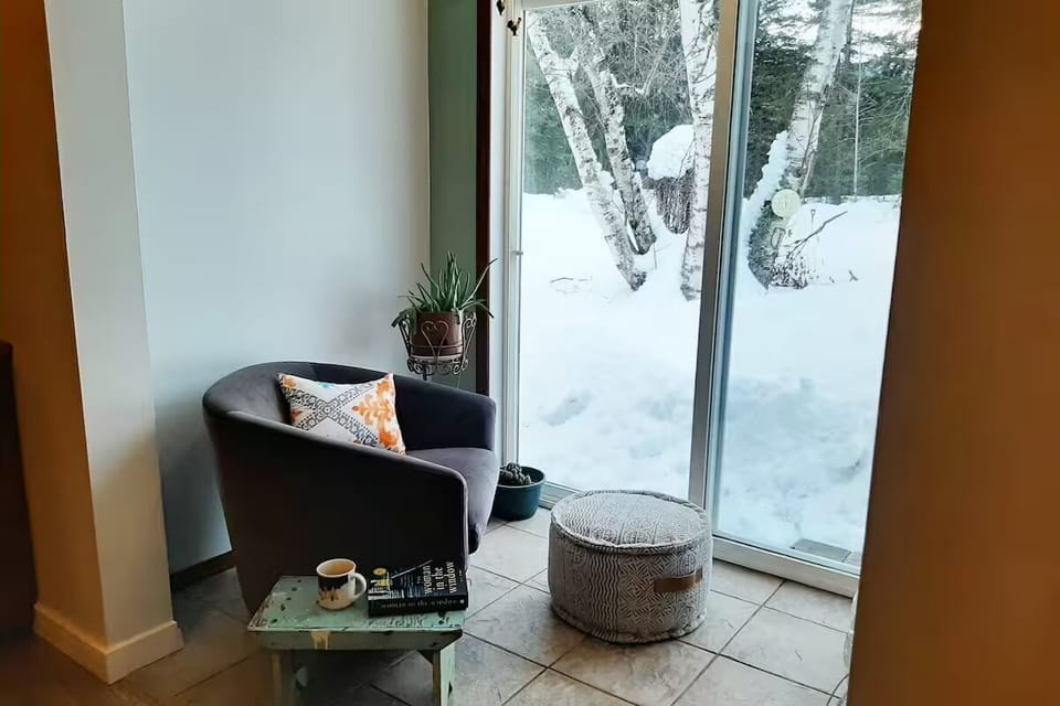 Reading nook.