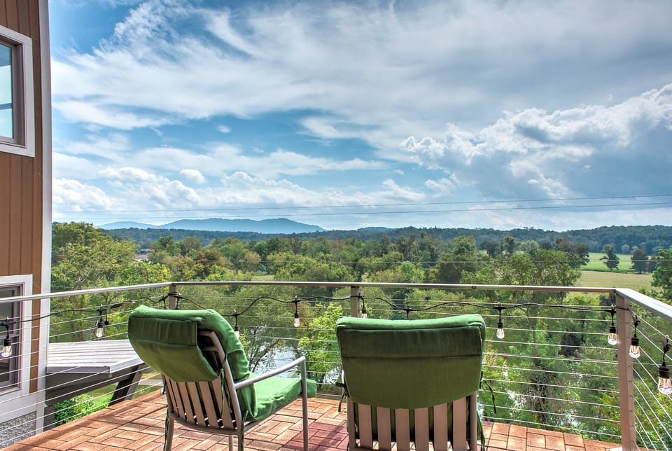 Gorgeous Views from the top Deck