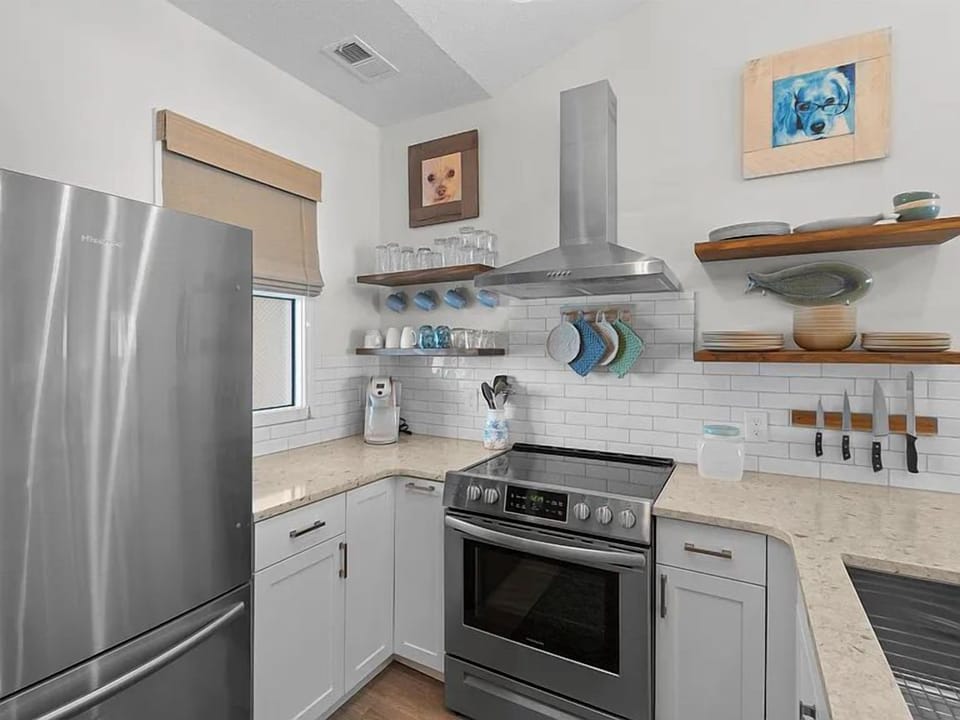 Totally updated kitchen with brand new stainless steel appliances