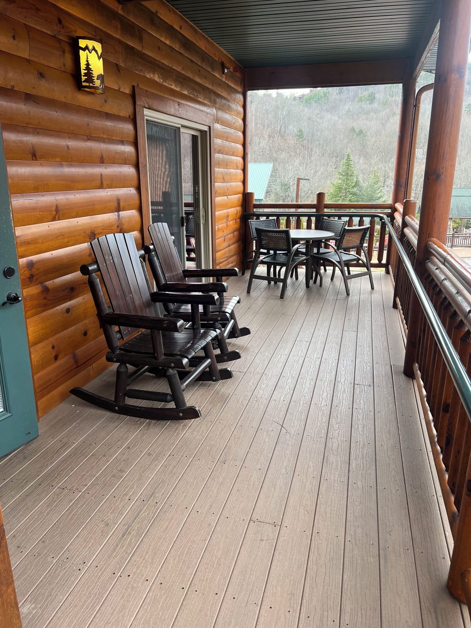 balcony accessed from Master bedroom to the living room
