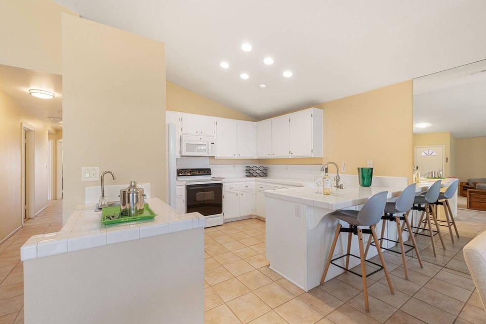 Large Kitchen With Additional Seating