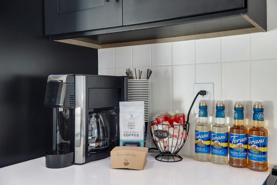 Fully Stocked coffee station