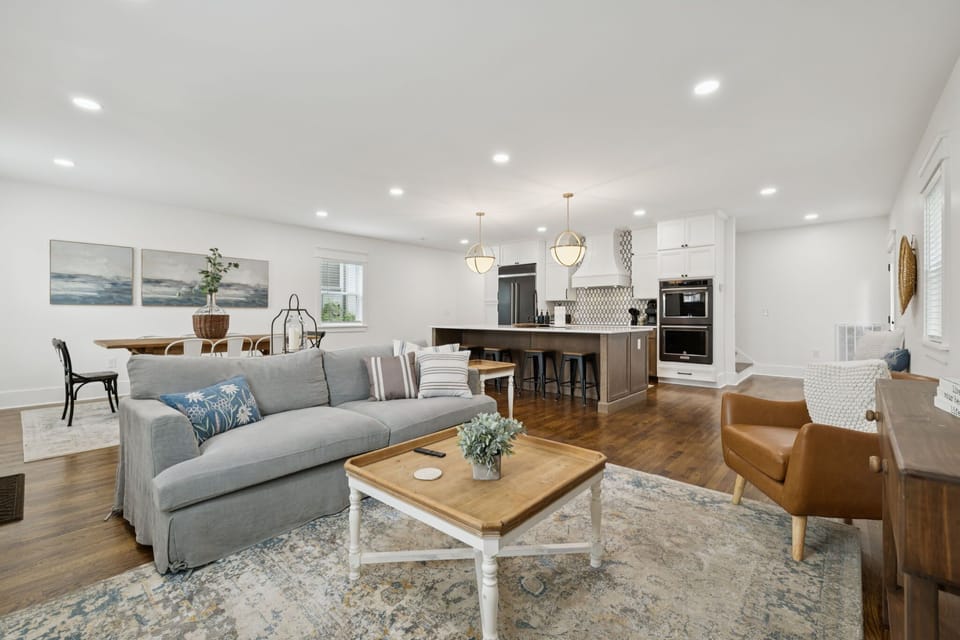 Living Room: Spacious and comfy — perfect for game nights, chats, and everything in between