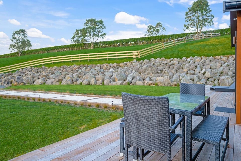 Dine al-fresco style on the deck in the warm summer evenings.