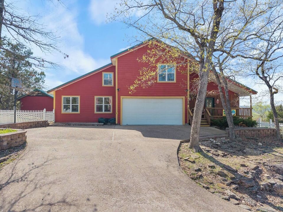Eagle's Roost has a 2 car garage and plenty of parking in the driveway. 