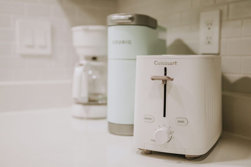 Has both drip & a Kuerig coffee maker 