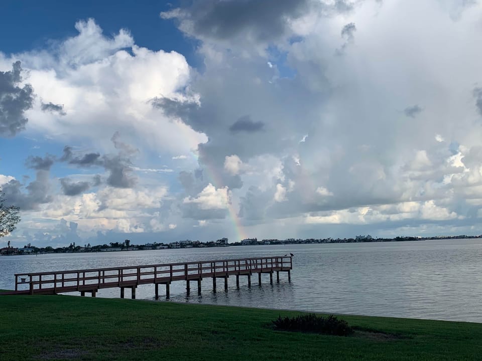 Rainbow View from Lanai