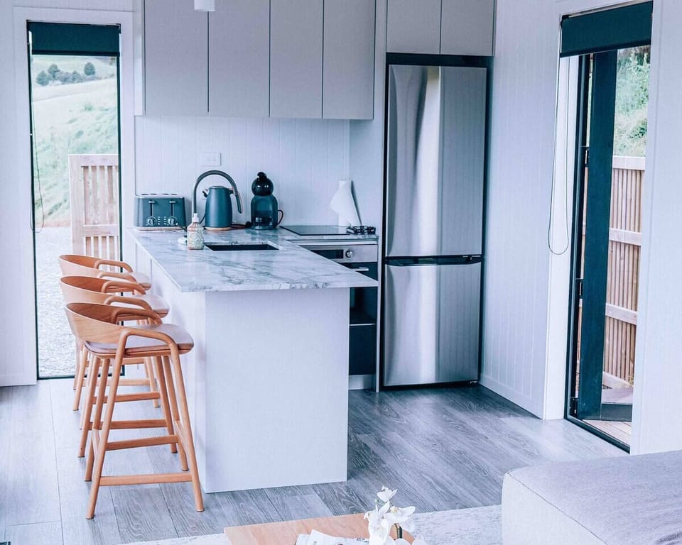 Prepare your meals in the well-equipped kitchen.