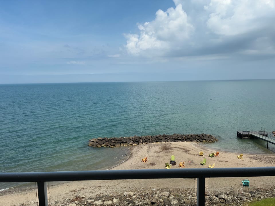 Private balcony view