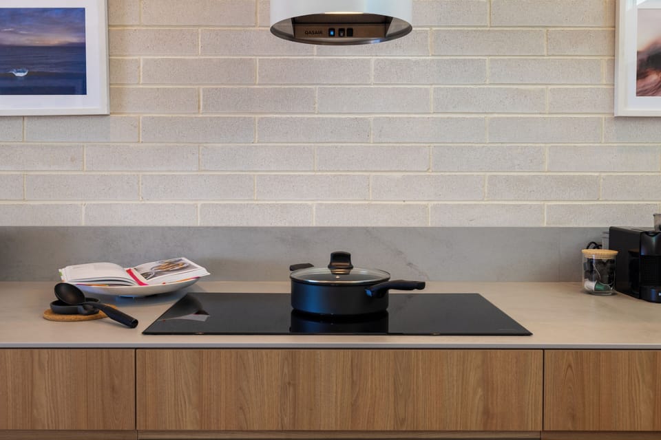 Enjoy a fully equipped kitchen for meals with family and friends.