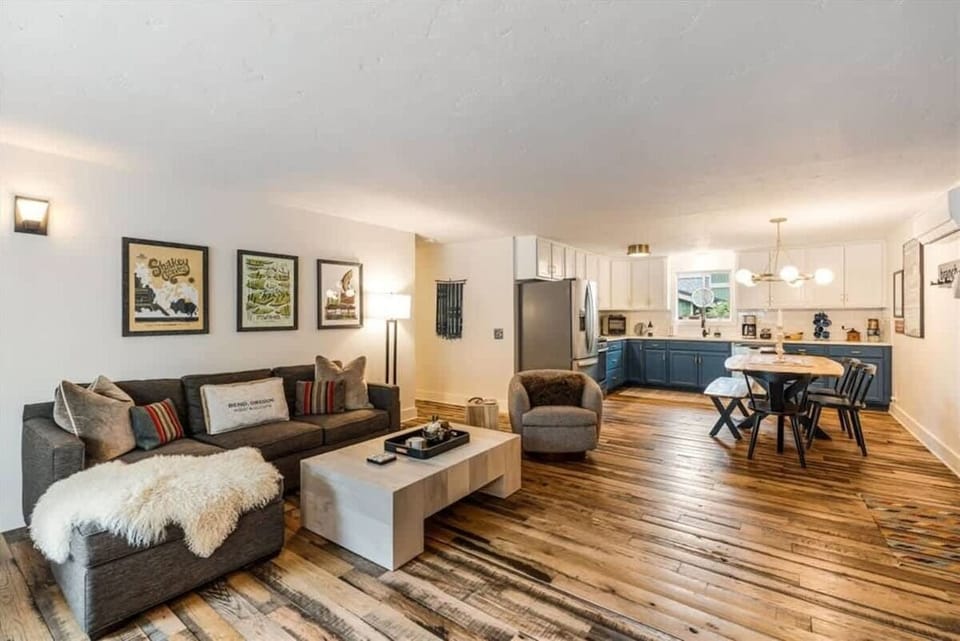 Living Room to dining + kitchen