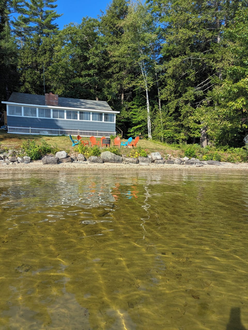 Cottage from the lake