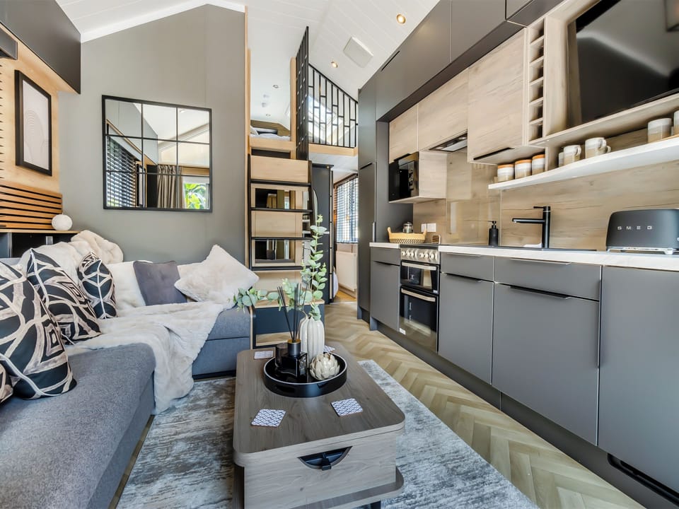 Open plan living space | Aqueduct Hideaway, Chirk, near Llangollen