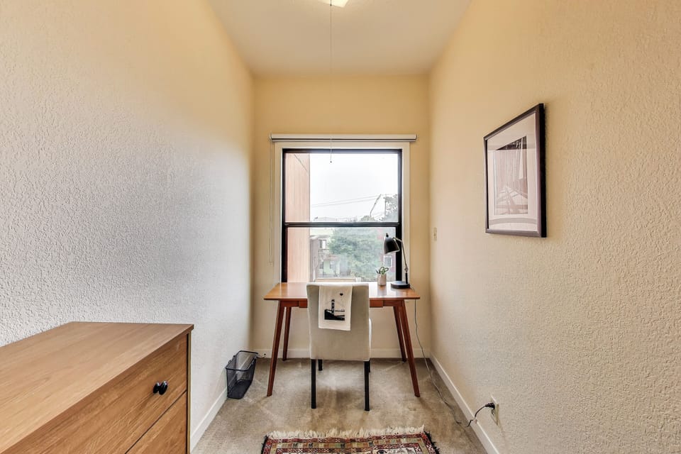 Bedroom 2 has an office alcove attached.