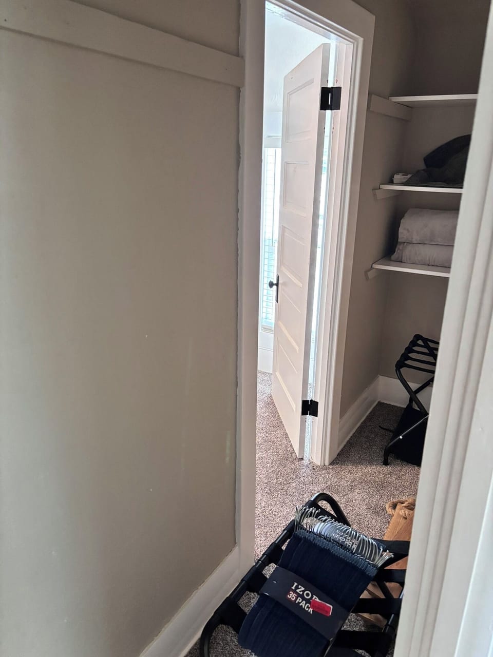 Closet off bedroom