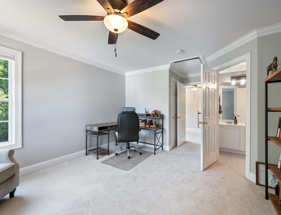 Office with Jack & Jill ensuite