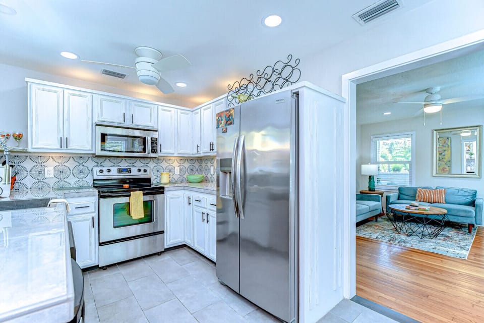 Help yourself to everything in the kitchen