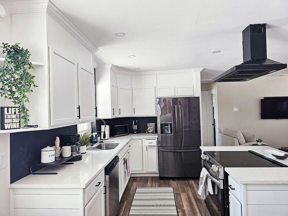 Enjoy a newly remodeled kitchen with everything you need to cook a large or small meal