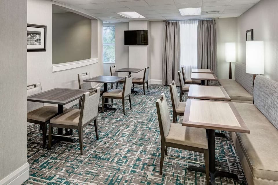 Start the morning slowly with comfortable seating and relaxed dining.