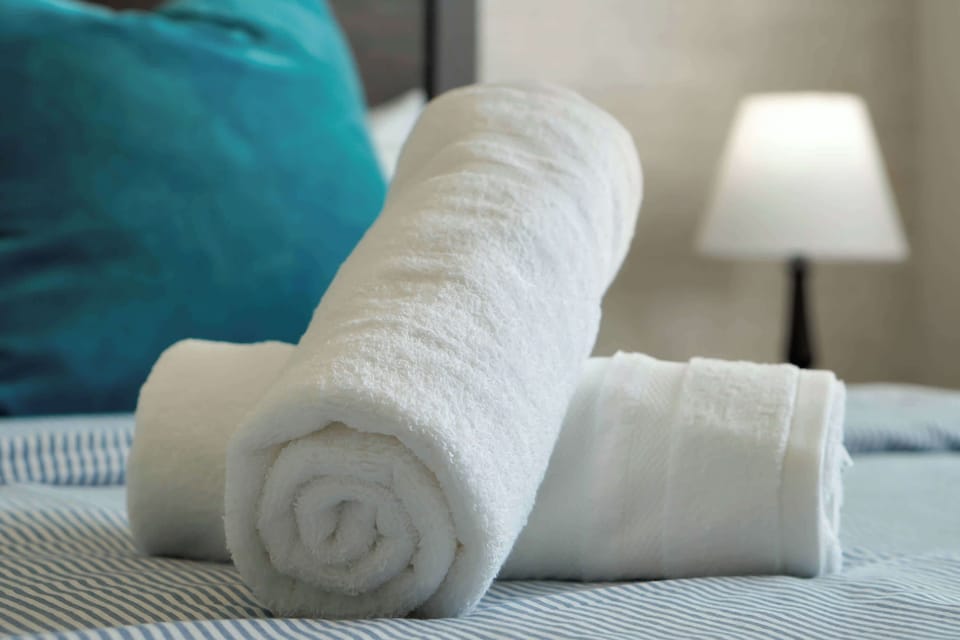 Fresh linens ready for guests