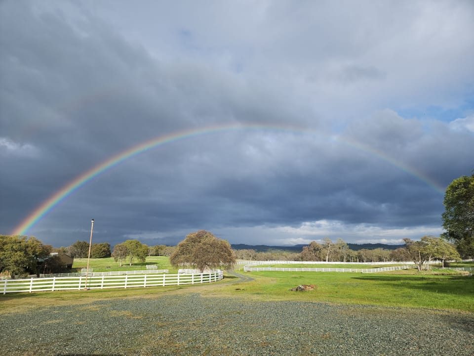 Looking east at the Sierras