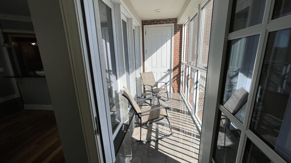 Enjoy peaceful mornings or sunsets from your bright, enclosed balcony. This furnished apartment at The Gateway Village combines comfort, privacy, and the best of Murfreesboro living.