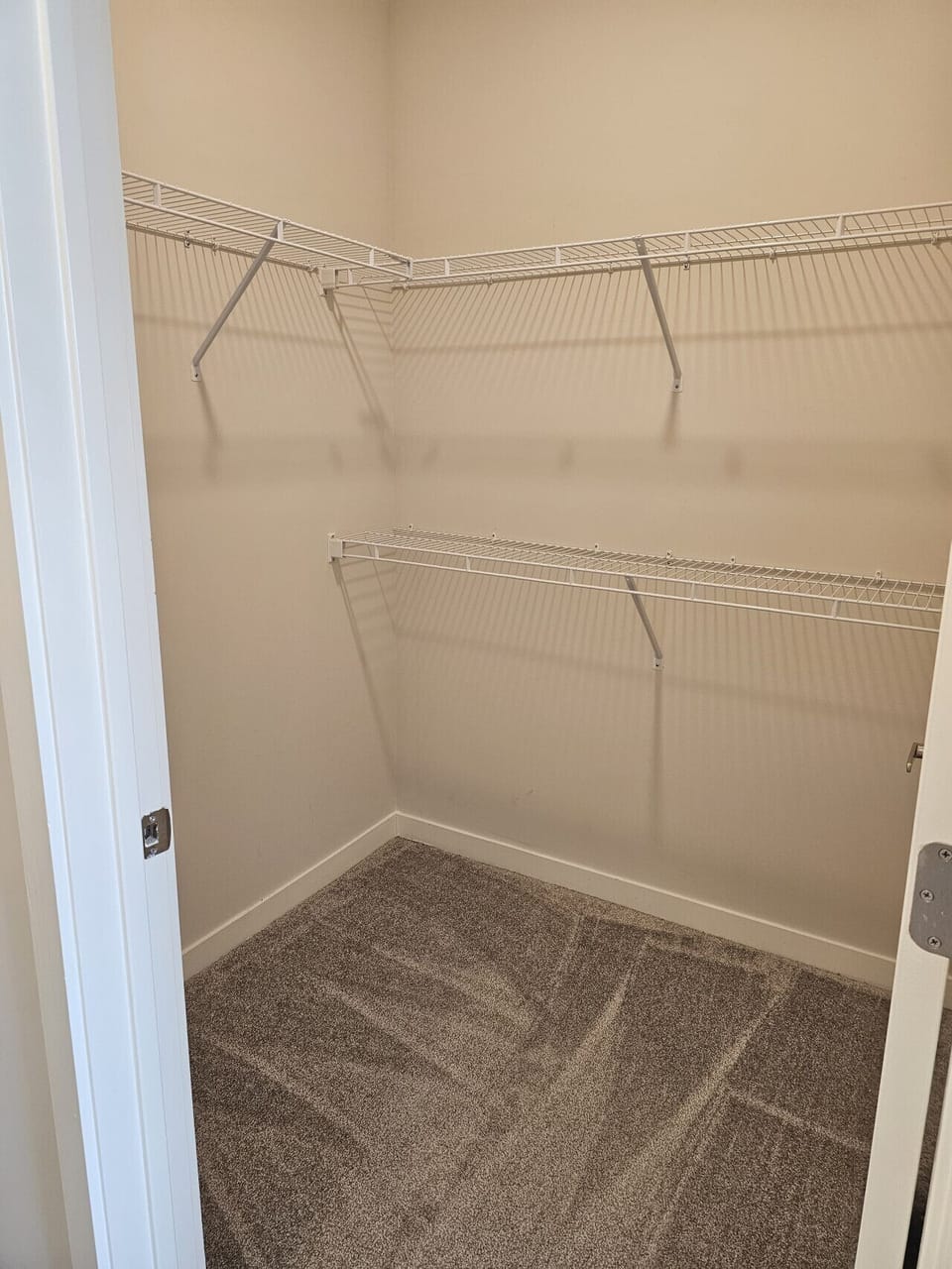 Large closet space, perfect for extended stays