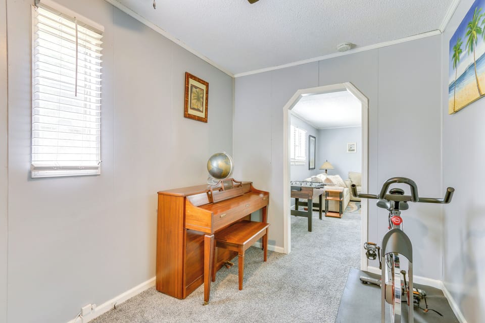 Den | Piano | Exercise Bike