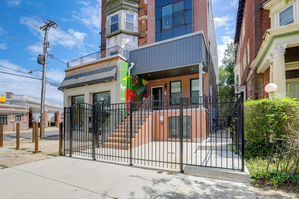 Property Exterior | Single-Story Condo | Rooftop Deck w/ Seating