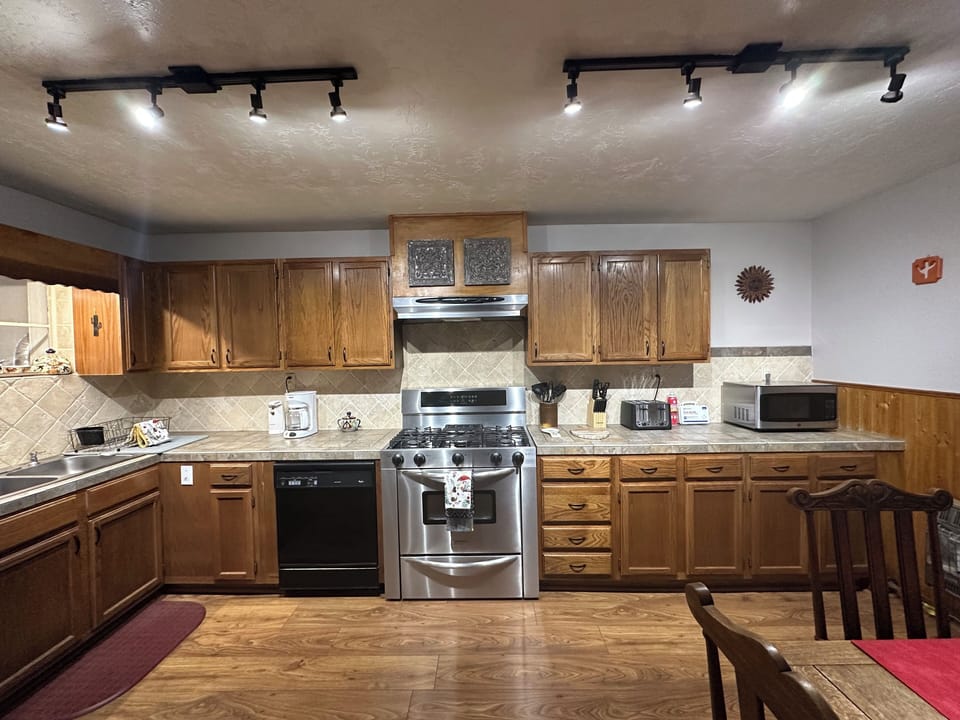 Spacious kitchen