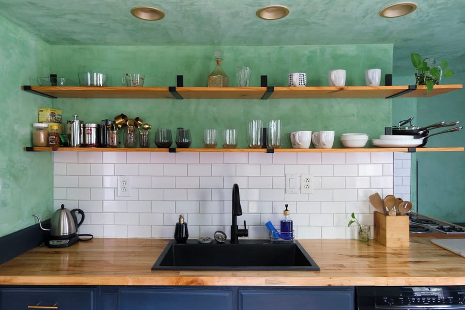 Your morning, done right–coffee, grinder, drip pot or press. New sponge (Side B)