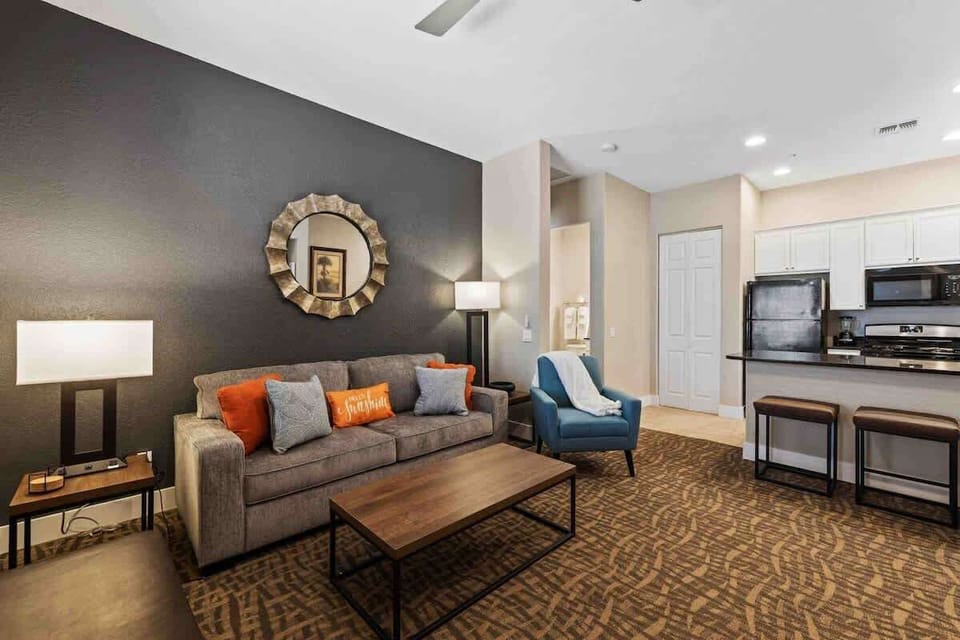 Bright lounge with stylish seating and natural light