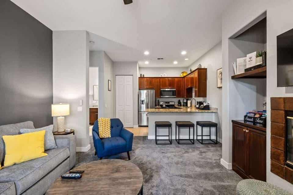 Spacious living area with open layout