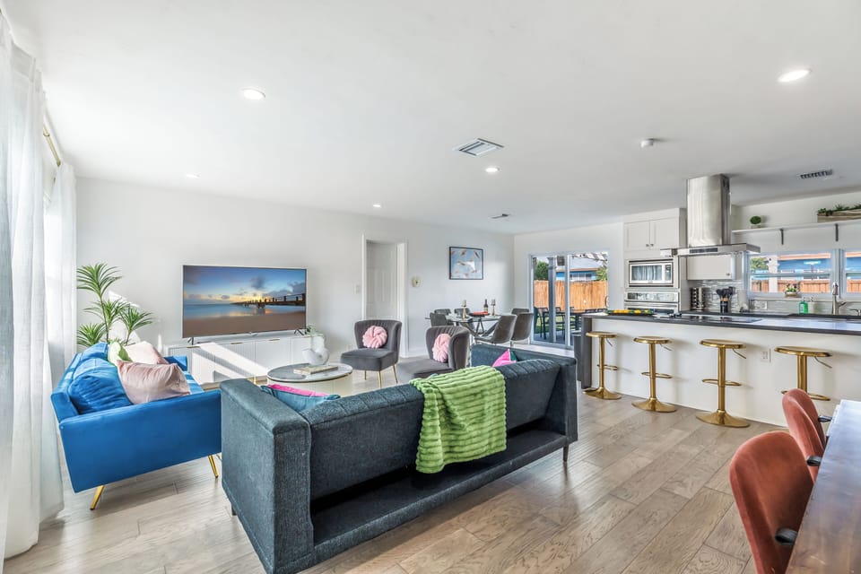 Open concept layout.