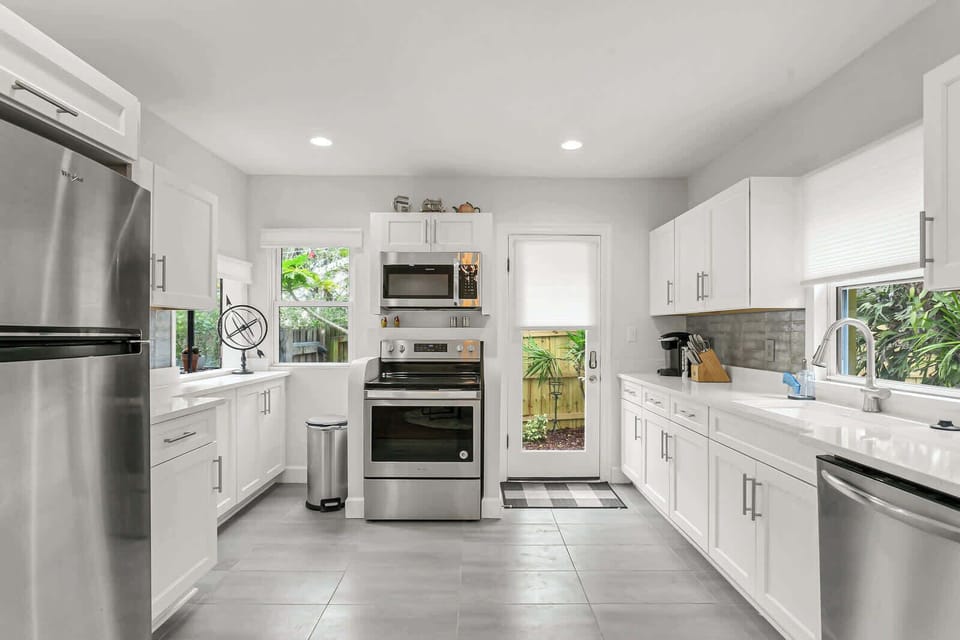 Prepare your favorite meals in the full kitchen