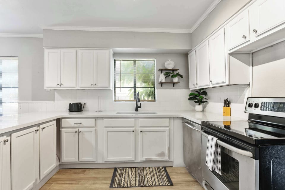 Create memories while cooking in the spacious kitchen
