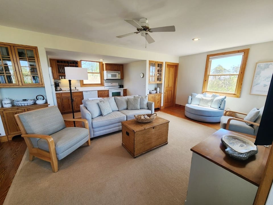 Living and kitchen area