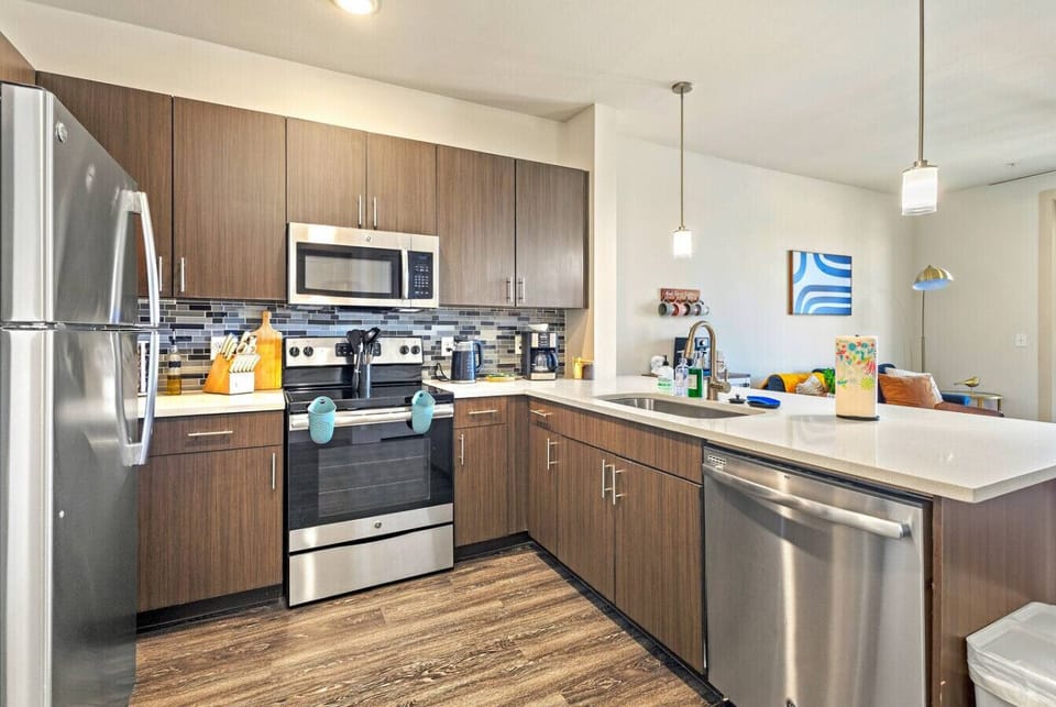 Fully equipped kitchen