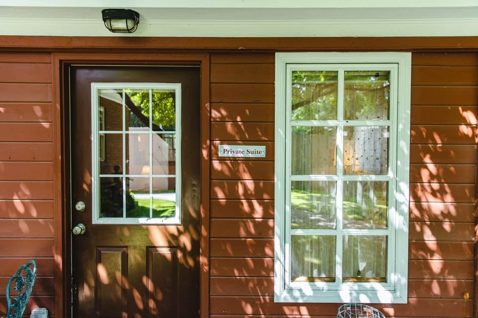 Private cottage suite—with its own entrance for a truly peaceful stay