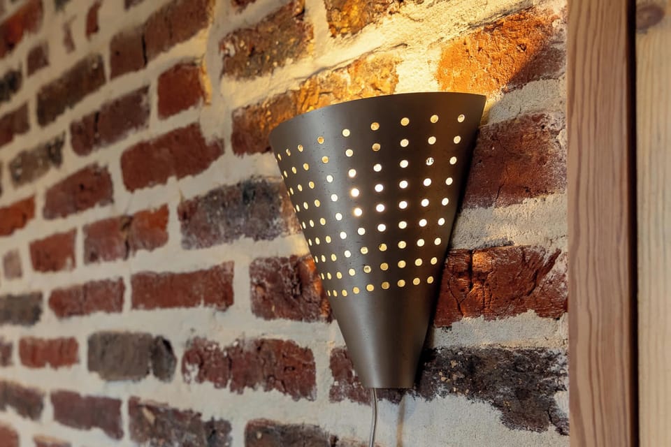 Rustic Brick Wall Lamp