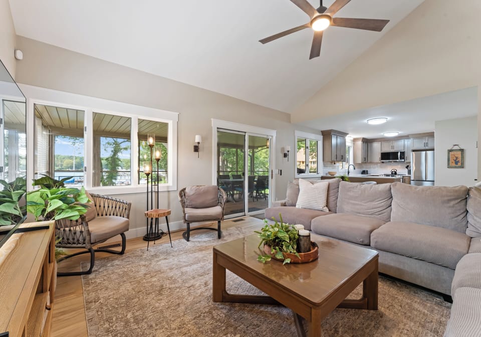 Ample natural light creates a warm, inviting living space.