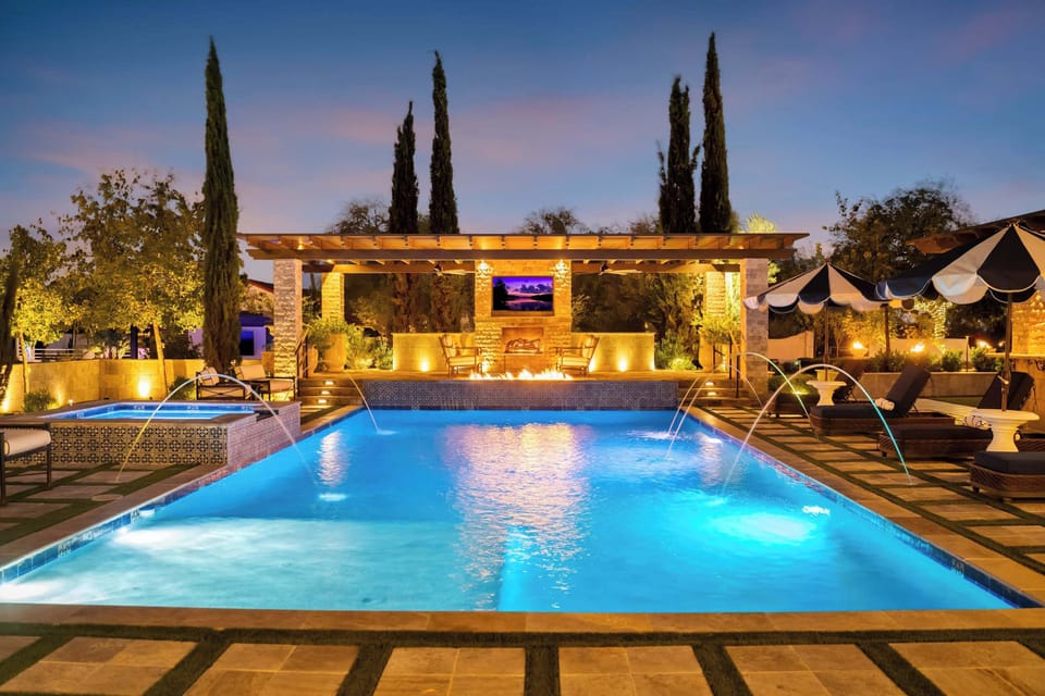 Discover moonlit dips and fireside moments.