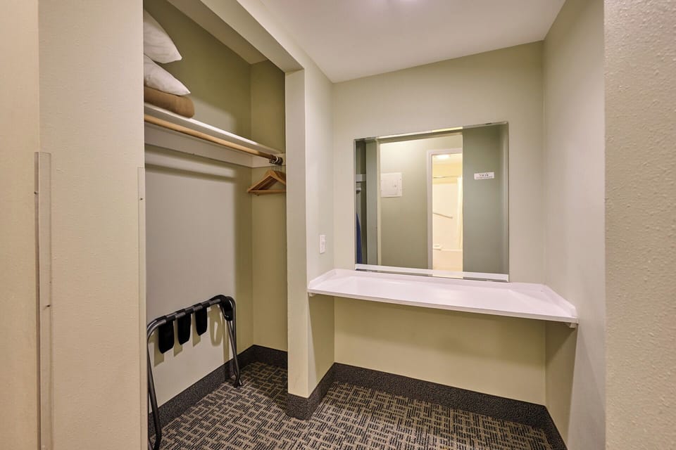 Extra closet space 