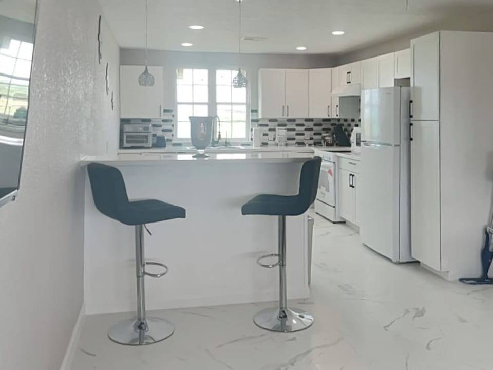 Full Kitchen with Bar Seating