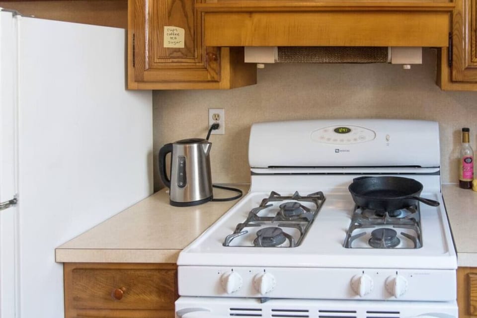 Kitchen with stove